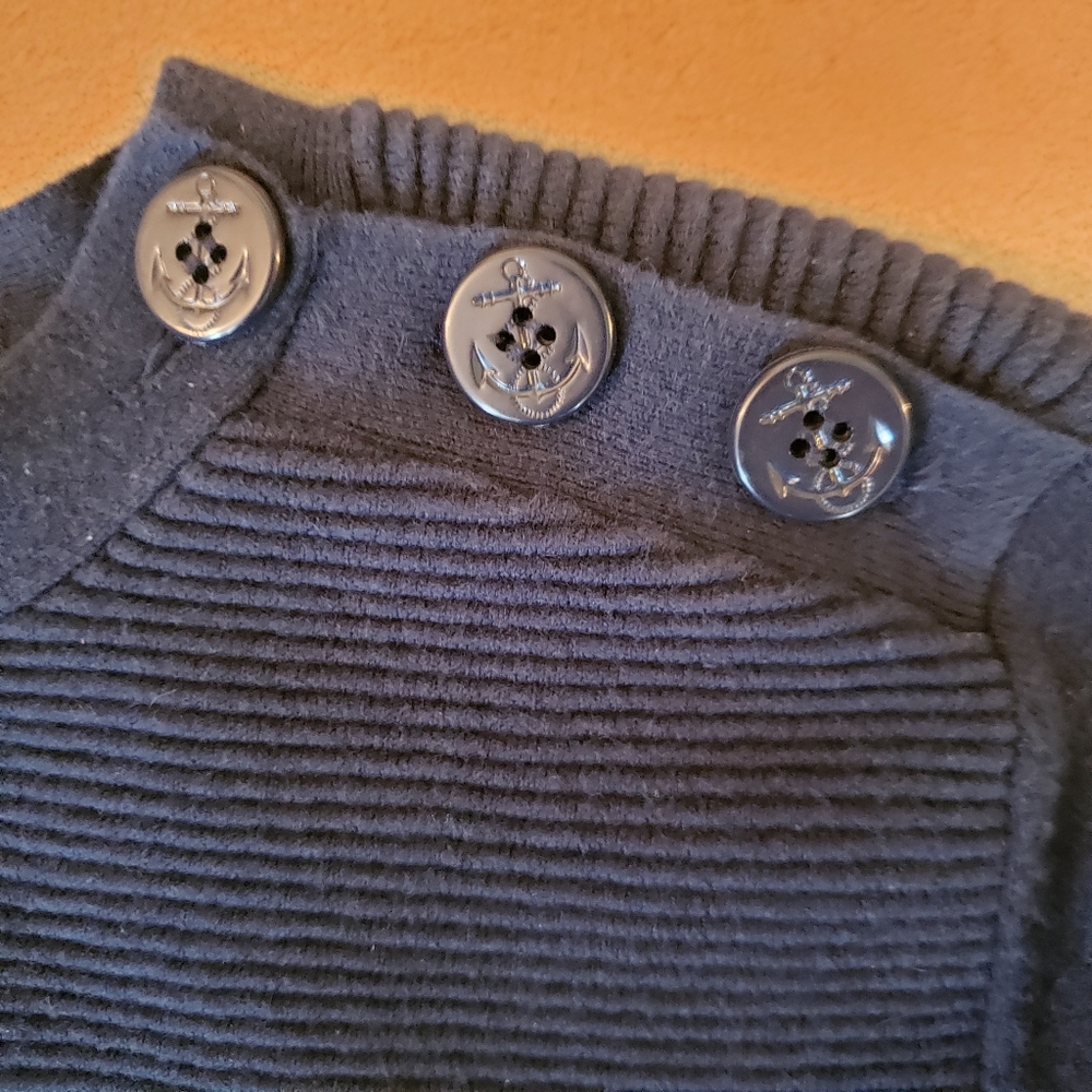 Forever 21 Sweater Nautical Buttons NWOT S… - Picture 6 of 6